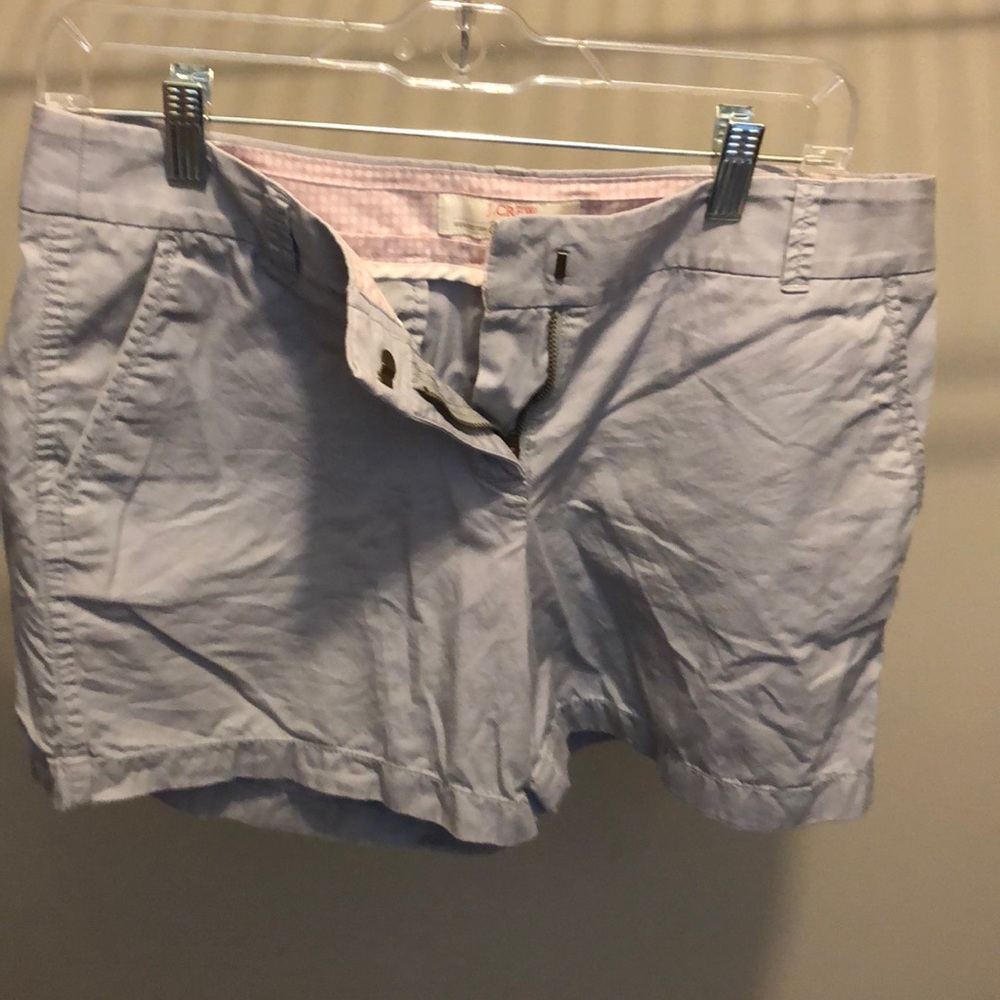 Gray chino broke-in shorts